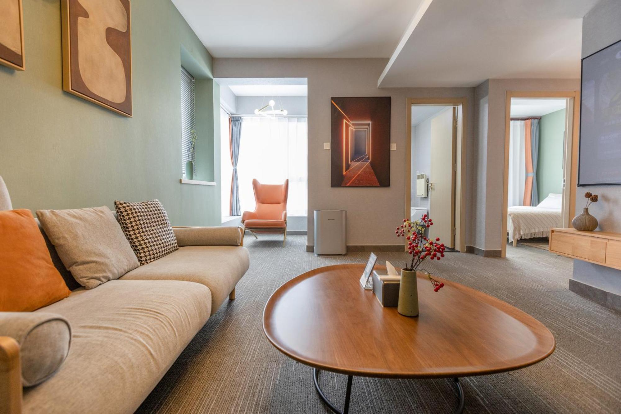 Yise Serviced Apartment -Beijing Cctv Shop ภายนอก รูปภาพ